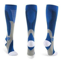 Men's Socks Compression Graduated Crossfit Training Running Recovery Cycling Travel Knee High Men Women Sport
