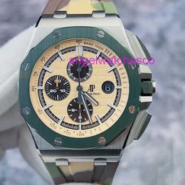 AAA AaPi Designer Luxury Mens and Womens Universal High Fashion Automate Mechanical Watch Premium Edition 1 on new Green Ring Camo Rubber Band Automa