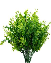 Artificial Boxwood Stems Artificial Greenery Stems Artificial Plants Outdoor UV Resistant Fake Plants for Farmhouse Home Garden We5222213