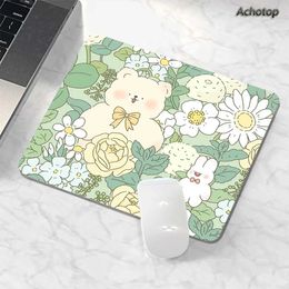 Mouse Pads Wrist Rests Kawaii Cute Animation Mouse Label Pad Keyboard Pad 18x22cm Game Mouse Pad Rubber Cover Mouse Pad Table Pad Carpet J240510