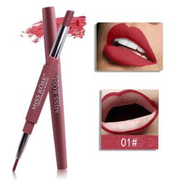 MISS ROSE Lipstick Beauty Long Lasting Waterproof Pigment Matte Lipstick Pencils Moisturiser Lips Makeup Kit3273980
