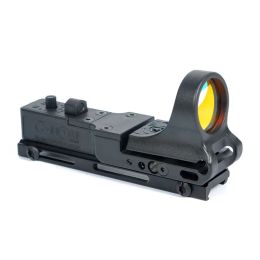 Scopes Cmore Tactical Railway Reflex Scope Cmore 5 Moa Red Dot Rifle Pistol Sight with Integral 20mm Picatinny Mount Polymer Matte