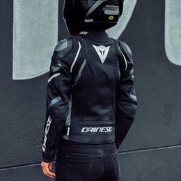 DAINE Racing suitDennis AVRO 4 LADY cycling suit for womens winter windproof and warm motorcycle titanium alloy leather jacket for women