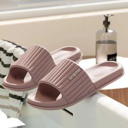 Slippers Men Indoor Home Summer Non-Slip Flip Flops Bathroom Shower Couple Family Flat Shoes Hotel Sandals Eva Slides H240514