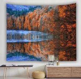 Tapestries Forest Landscape Tapestry Bohemia Living Room Wall Canvas Decoration Pictures Hanging