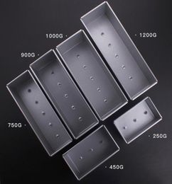 250g450g750g90010001200g Aluminum Alloy Toast boxes Bread Loaf Pan cake mold baking tool with lid T2001116951064