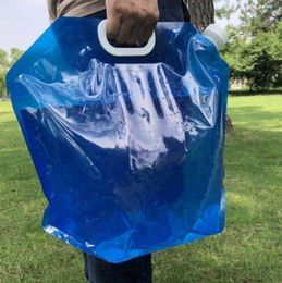 Hand Tools Outdoor Water Bag Foldable Portable Waterees Camping Cooking Picnic BBQ Waters Bag Transporter 5L10L Wateres Tank1136014