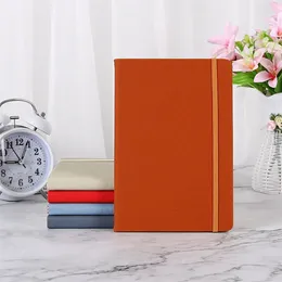 Work Planner Journal Notepad Office & Business Notebook With Colorful Straps PU Leather Cover 100 Sheets 80GSM Premium Paper