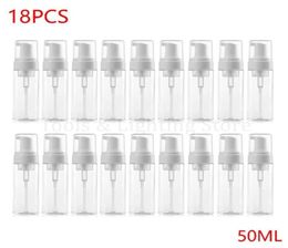 18 Pcs 50 ML Foam Dispenser Bottle Plastic BPA Refillable Mini Foaming Soap Dispenser Pump Bottles for Travel 2111304938420