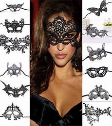 Halloween Masks Women Sexy Lace Eye Mask Party Masks For Masquerade Halloween Venetian Costumes Carnival Mask For Anonymous Mardi8289629