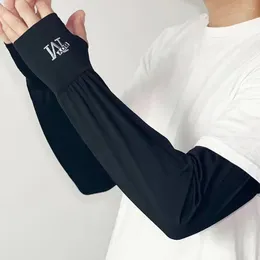 Knee Pads Sun UV Protection Half Finger Gloves Portable Sunscreen Dacron Ice Cool Arm Cover Ventilate Sleeves