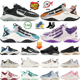 Designer Shoes Bone Runer Runner Ami Sneakers White Green Red Purple Grey Clear Sole Yellow Brown Multi Red Burgundy White Black Blue Grass Tan Grey Mesh Mens Womens