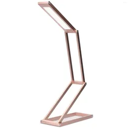 Table Lamps Foldable LED Desk Lamp - Folding Portable USB Light With 3 Brightness Settings For Home Reading Studying Work