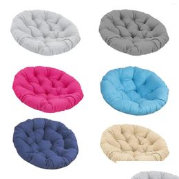 Cushion/Decorative Pillow Papasan Chair 20Inch Egg Thick For Rocking Drop Delivery Home Garden Textiles Dhyr3