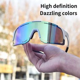 Outdoor Eyewear Sports mens sunglasses road cycling glasses mountain protective goggles windproof outdoor Anit UV glassesQ240514
