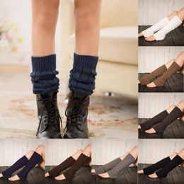 Women Socks Knitted Wool Winter Warm Leg Stylish Tuckers Warmers Pile Thick Machine Washable Sock