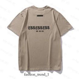 T-Shirt Essentialsshirt Mens T Shirts Thick Cotton Version Summer Women Designers Tshirt Fashion Tops Man Casual Letter Polos Clothing Clothes Tees ee0