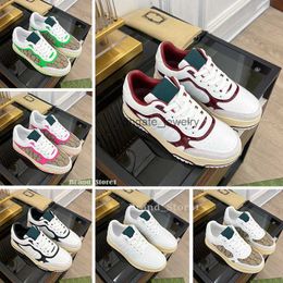 Dress Shoes Designer Re-web Series Leather Sneakers Men Women Casual Shoes Classic Luxury Low-top platform shoes Vintage Striped lace-up Trainers With box