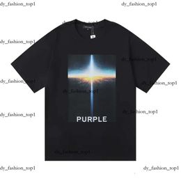 purple brand shirt Wholesale American fashion Brand tshirts for men and women fashionable street T-shirts for couples luxurious short sleeves purple shirt 615