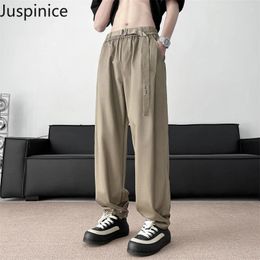 Men's Pants Japanese Retro Sweatpants Simple Loose Casual High Street Straight Sports Fitness Men Bottom Male Sportswear