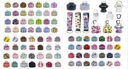 163 Styles Customize Neoprene Hand Sanitizer Bottle Holder Keychain Bags 30ml Hand Sanitizer Bottle Chapstick Holder With Softball4084140