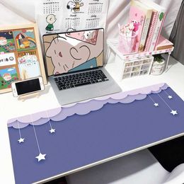 Mouse Pads Wrist Rests Office Mousepads Natural Rubber Mousepad Cute Large Mouse Mat Big Desk Pads Non-Slip Rubber Mouse Pad Big Keyboard Mats J240510