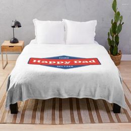 Blankets Happy Dad Nelk Merch Decorative Bed Warm Flannel Sublimation Throw Blanket