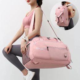 Duffel Bags Luggage For Women Handbag Oxford Men's Fitness Gym Shoulder Bag Waterproof Sports Travel Backpack With Shoes Compartment