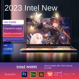 Factory Direct Sales 15.6-Inch 4K Full HD Screen Lightweight E-Sports Games Netbook Office Laptop