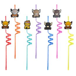 Drinking Sts Sheep Themed Crazy Cartoon Reusable Plastic Birthday Decorations For Summer Party Decoration Supplies Favours Childrens Ne Otygs