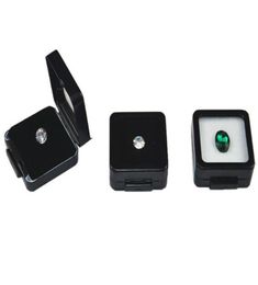 Small Loose Diamond or Gem Stone Display Metal Box Case Storage Container Jewelry Stones Holder Gemstone Organizer2742107