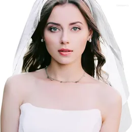 Bridal Veils Bride Headband Wedding White Headpieces For Bridesmaid Favours Bachelorette Party Accessories Decorations