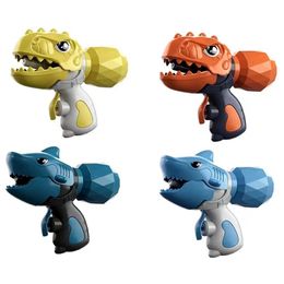 Cute Dinosaur Shark Pushing Beach Outdoor Water Gun Childrens Game water Gun Boys And Girls Water Toy Mini Water Gun 240514