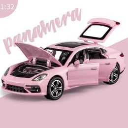 Diecast Model Cars 1 32 Porsche Panamera Diecasts toy car mini scale alloy simulation car model childrens birthday gift series