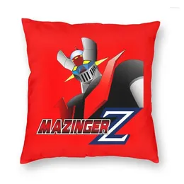 Pillow Mazinger Z Cover Decoration UFO Robot Anime Manga S Throw For Car Double-sided Printing