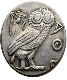 G04Ancient Athens Greek Silver Drachm Atena Ancient Greek Coin Nice Quality Coins Retail Whole 1894052