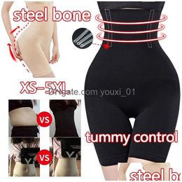 Waist Trainer Slimming Butt Lifter Tummy Shaper Pling Panties Enhancer Gaine Femme High Underwear Sha Pants Faja Drop Delivery Dh0Er