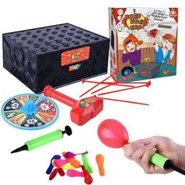 Party Games Crafts Fun Hammer Balloon Blast Box Game For Children Great Creative Spin Masters Antistress Crazy Party Prank Funny Educational Toys T240513