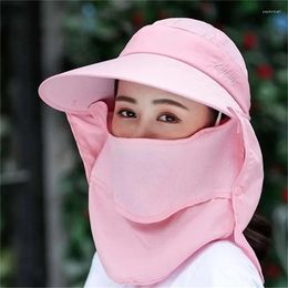 Wide Brim Hats Sun Double Layer Foldable UV Protection Fishing Summer Outdoor Cap Hiking Women Hat Camping Visor