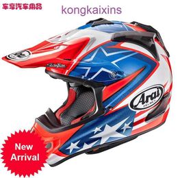 REGY Japan Arai Cross3 V4 Motorcycle Racing Equipment Four Seasons Mens Off Road Rally Helmet Hayden SB S
