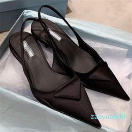 15A Fashion dress shoes Brushed Leather Slingback HighHeeled Pumps powder pink Aqua White black wedding sandal luxury summer designer