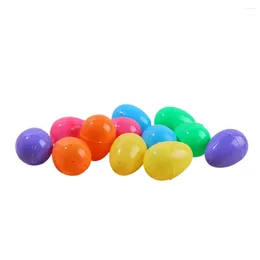 Party Decoration 12Pcs Easter Decorative DIY Plastic Egg Funny Conveneint Home Wedding Child Kids Decorations Friends Toys Gifts