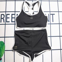 Повседневные бикини -купальники -дизайнеры Camis Shorks Summer Quick Dry Swimwear Два кусочки ватный купальный костюм