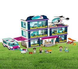 2021 New 932pcs Bricks Blocks Thertlake Hospital Compatible Friends Friends Building Toys Fro Girl Gifts Model4872486