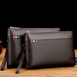 New Comfortable And Textured Men's Clutch Bag, Men's Wallet Manufacturer In Stock Envelope Bag, Letter Bag Briefcase Wholesale