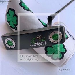 Golf Putter Special Newport2 Lucky Four-Leaf Clover Men's Golf Clubs Contact Us To View Pictures With LOGO Golf With Men 9 Style Designer club Premium AAA+ 818