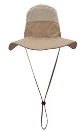 Man and Women Outdoor Sun Hat Breathable UV Protection Boonie Wide Brim Bucket Hats Cap For Fishing Hiking4430219