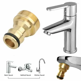Kitchen Faucets 1pc Faucet Adapter Gold Universal Tap Connector Adaptor Thread Mixer Garden Hose Bathroom Accessories