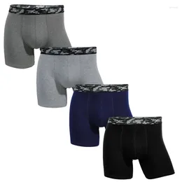 Underpants 4Pcs Set Boxer Men Male Cotton Men's Panties Underwear Man Boxershorts Homme High Quality Underware Shorts Calson