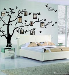 Large po tree wall stickers home decoration diy family black po tree wall stickers decals for living room bedroom228M1790385